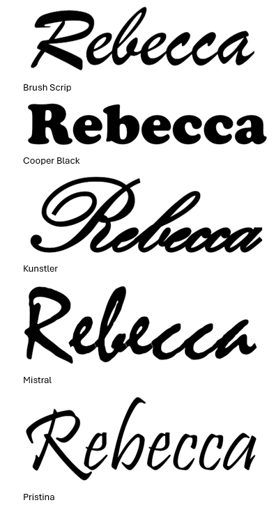 Personalised Name Keyring