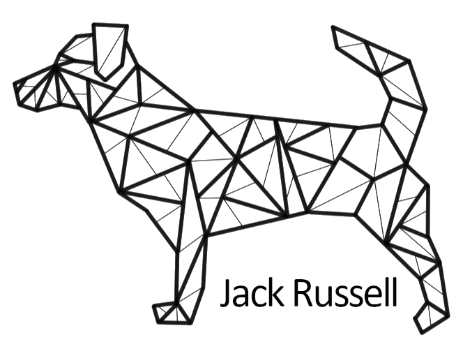 Laser Cut Geo Dog