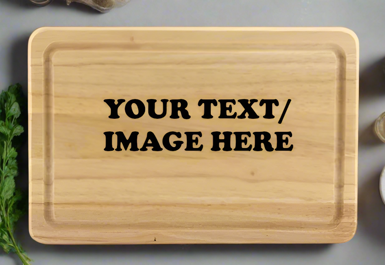 Rectangle chopping board customisable etchi