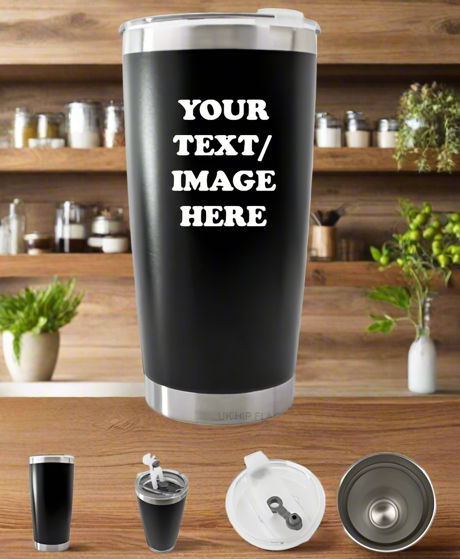 Customisable thermal thermos cup etchi