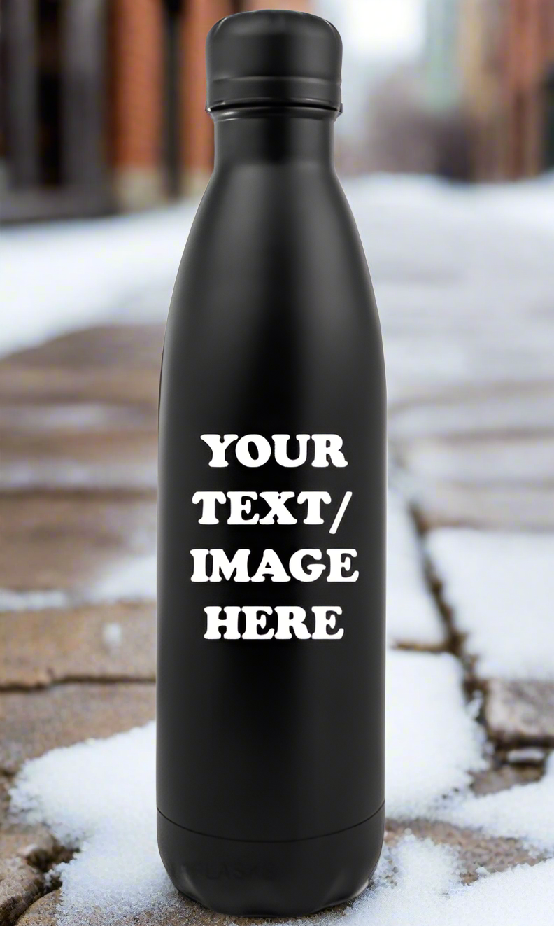 Customisable thermos bottle etchi