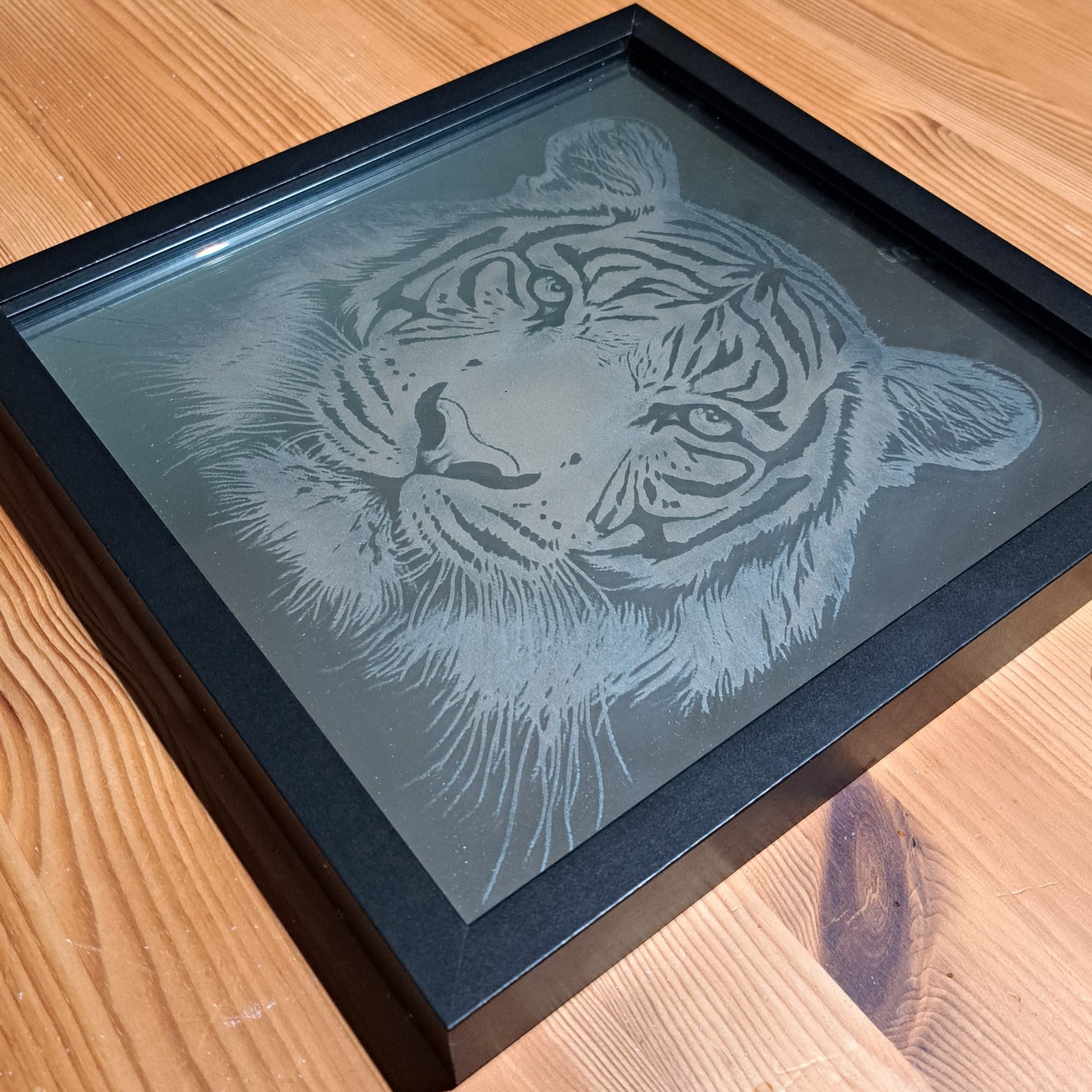 Brighten your space with this LED Lightbox Mirror, featuring a stunning tiger image and vibrant multi-color LED lights. Perfect for adding a unique touch to any room, this stylish mirror is as functional as it is eye-catching.

Key Features
🐅 Stunning Tiger Design: A bold centerpiece for your wall or desk.
🌈 Multi-Color LED Lights: Choose from a variety of colors to suit your mood or style.
🎛 3-Button Control Pad: Effortlessly switch between settings, including Flash, Fade, and Constant.
🖤 Sleek Black F