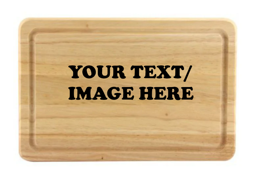 Rectangle chopping board customisable etchi