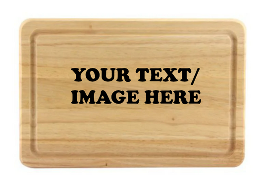 Rectangle chopping board customisable etchi