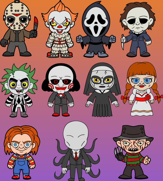 Horror Baby Fridge Magnets