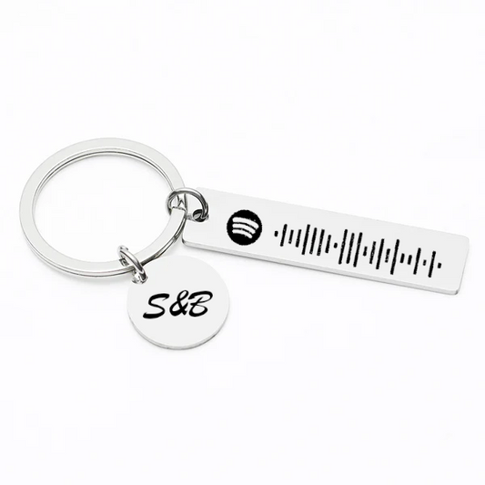Personalised Spotify Keyring
