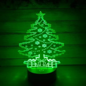 pretty colour changing christmas xmas tree lamp etchi 