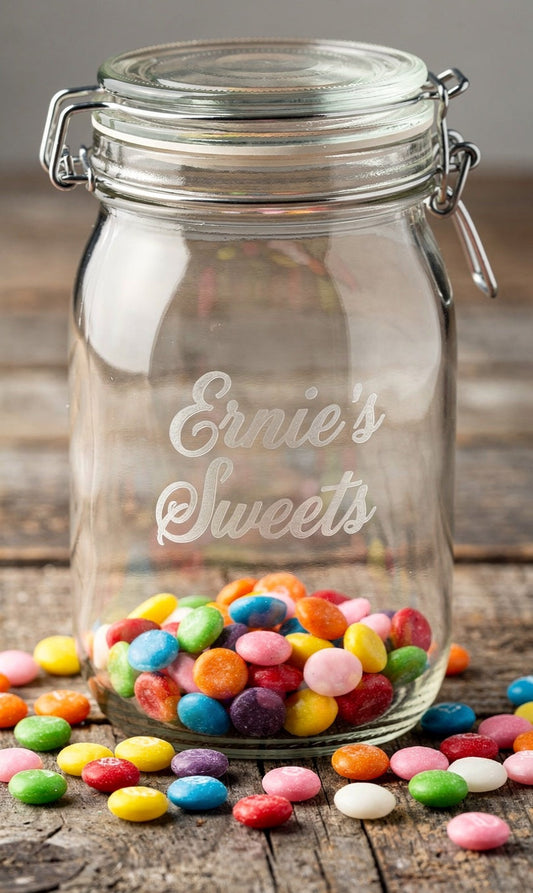Personalised Clip Top Jars