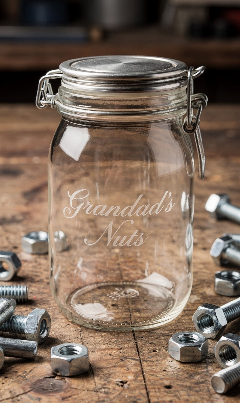 Personalised Clip Top Jars