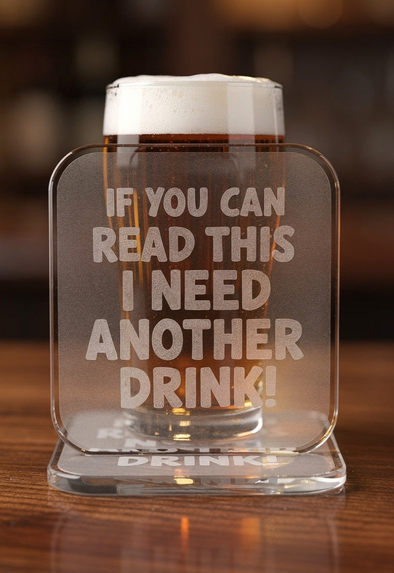 Personalised Glass Coaster