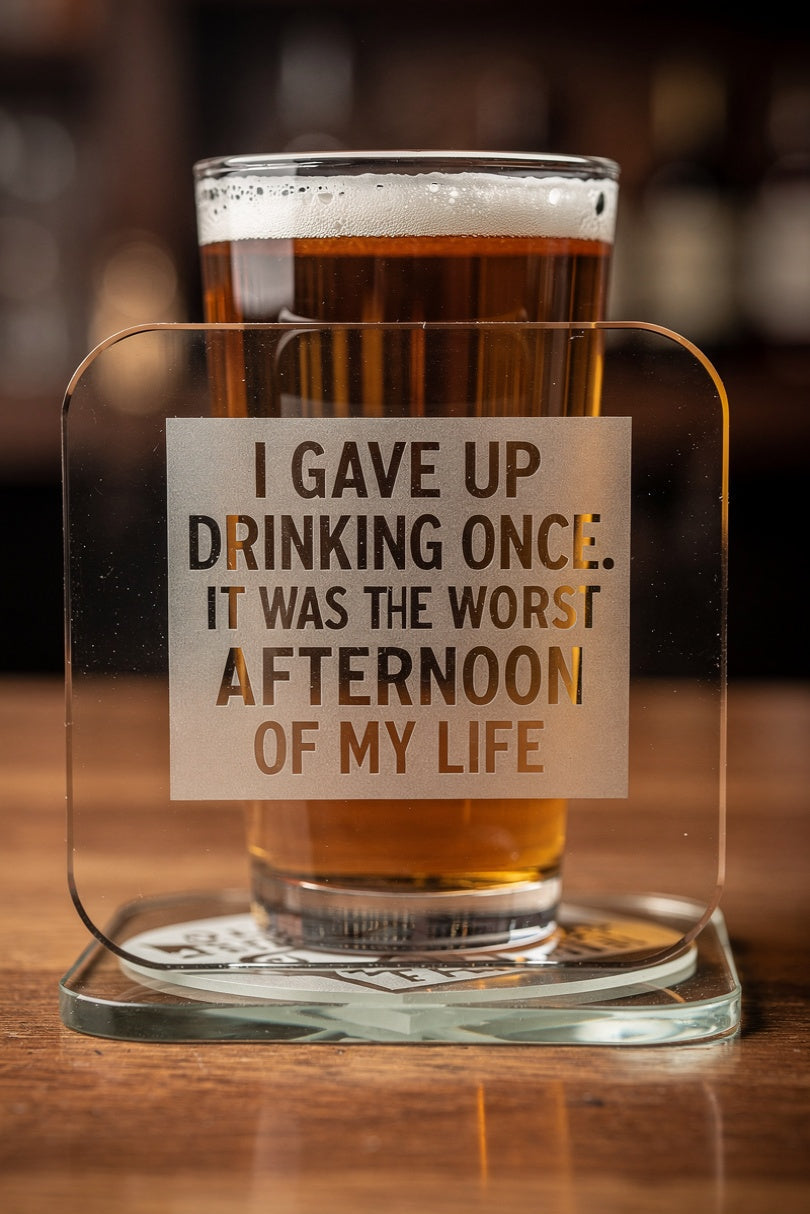 Personalised Glass Coaster